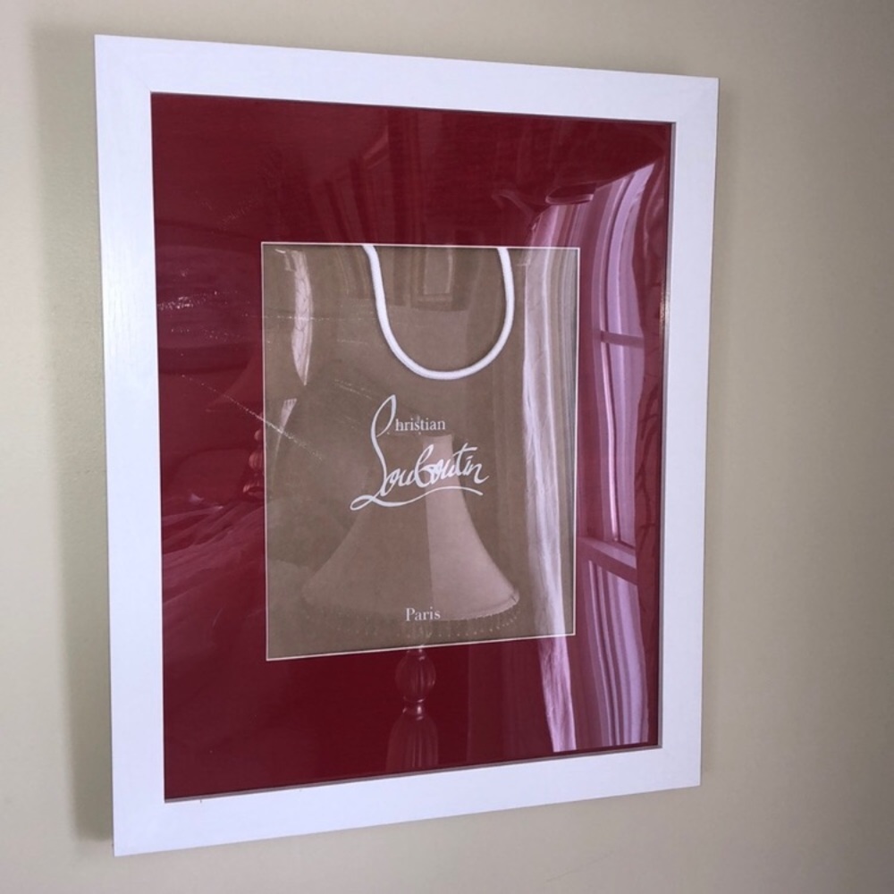 SOLD Framed Authentic Christian Louboutin - Picture 1 of 3